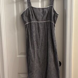 Black and White Checkered Dress